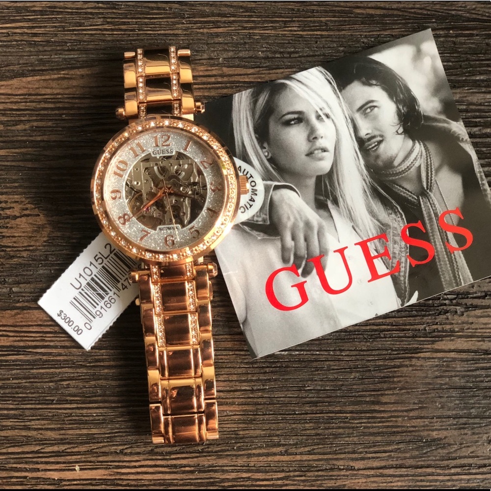 Beautiful rose gold automatic watch.